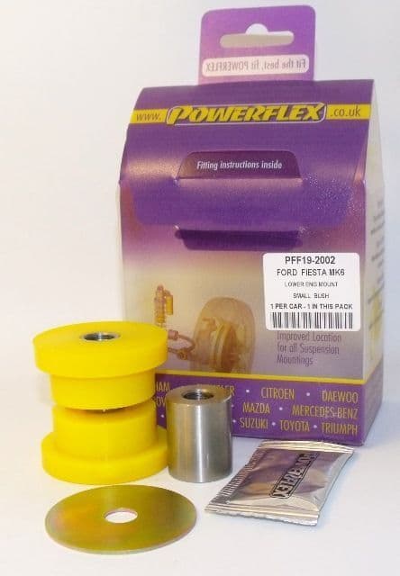 Powerflex Lower Engine Bush Small Bush 30mm Oval Bracket PFF19-2002 for Ford Fiesta Mk7 ST (2013-)