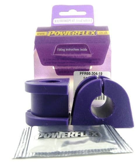 Powerflex Rear Anti Roll Bar Bush 19mm PFR66-304-19 for Saab 9000 (1985-1998)