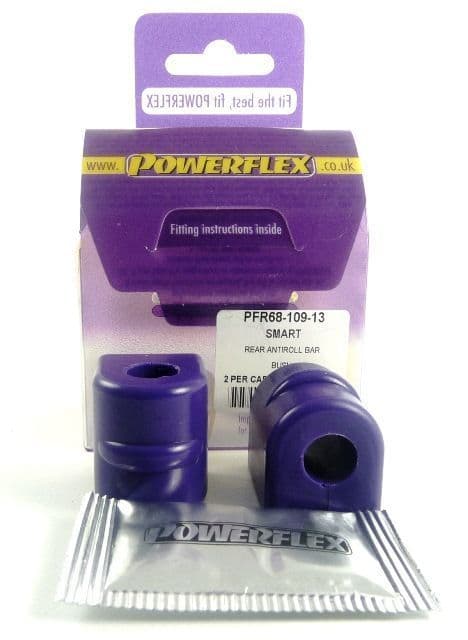Powerflex Rear Antiroll Bar Bush PFR68-109-13 for Smart ForTwo 450 (1998 - 2007)