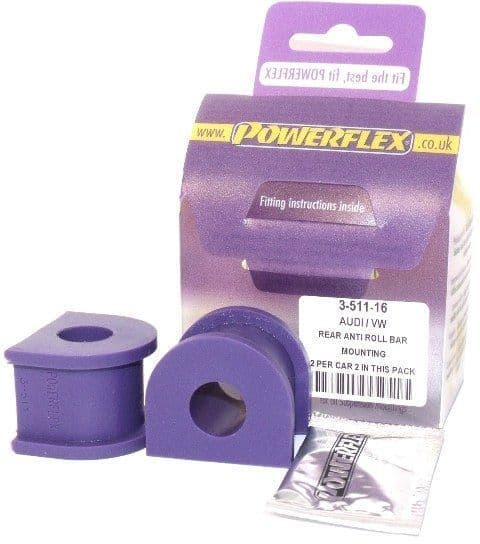 Powerflex Rear ARB Bush 16mm PFR3-511-16 for Audi 80, 90 Quattro 92-96, S2 B4, RS2