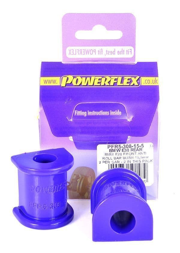 Powerflex Rear ARB Bushing Bush 15.5mm PFR5-308-15.5 for BMW E30 3 Series (1982 - 1991)