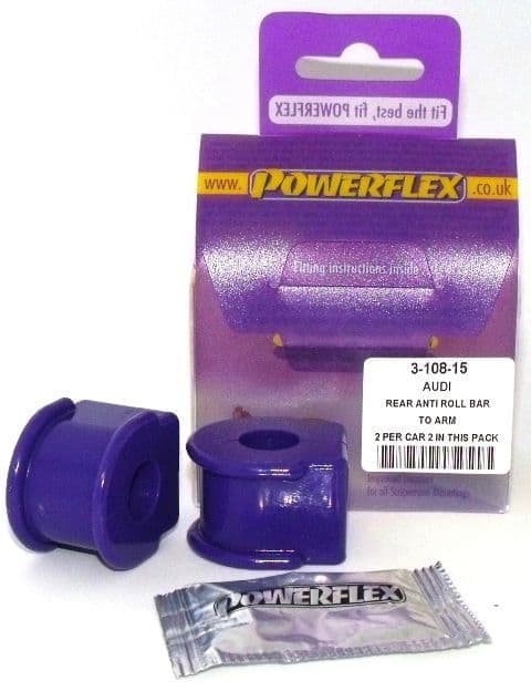 Powerflex Rear ARB  PFR3-108-15 for Audi Coupe Quattro 85-96 Quattro 80-91 Quattro Sport