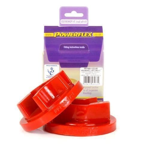Powerflex Rear Lower Engine Bush Insert Diesel (Round Centre) PFF80-1221R for Saab 9-3 (2003-2014)