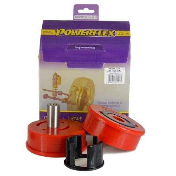 Powerflex Rear Lower Engine Mount Bush, Diesel PFF85-244R for VW Golf MK2 2WD