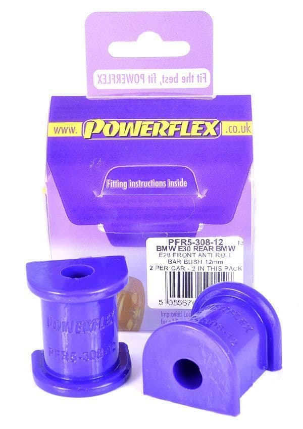 Powerflex Rear Roll Bar Mounting Bush 12mm PFR5-308-12 for BMW E30 3 Series (1982 - 1991)