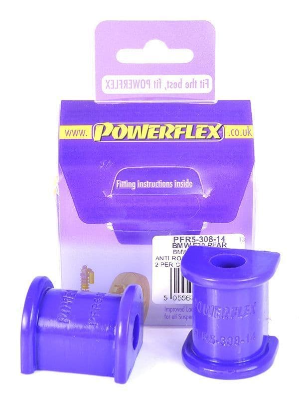 Powerflex Rear Roll Bar Mounting Bush 14mm PFR5-308-14 for BMW E30 3 Series (1982 - 1991)