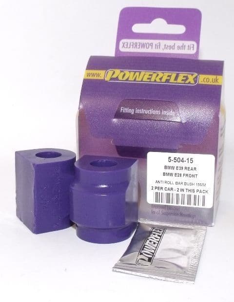 Powerflex Rear Roll Bar Mounting Bush 15mm PFR5-504-15 for BMW E36 3 Series (1990 - 1998)