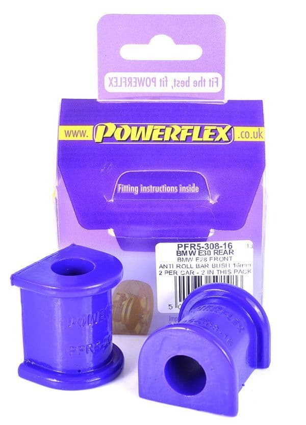 Powerflex Rear Roll Bar Mounting Bush 16mm PFR5-308-16 for BMW E36 3 Series Compact (1993-2000)