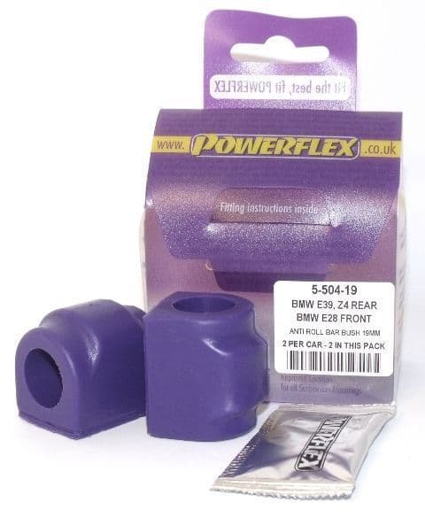 Powerflex Rear Roll Bar Mounting Bush 19mm PFR5-504-19 for BMW E36 3 Series (1990 - 1998)