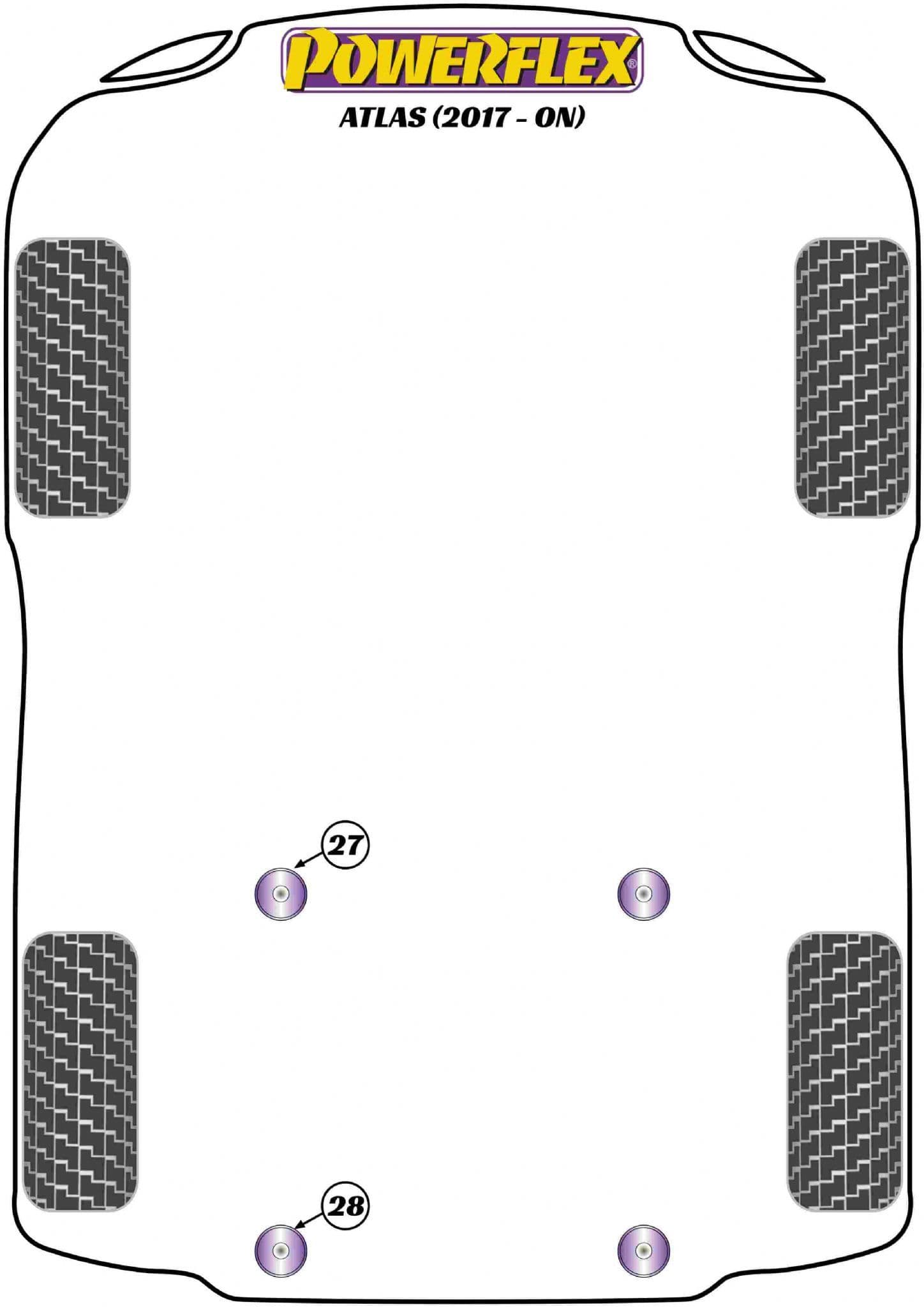 Powerflex Atlas Suspension Bushes
