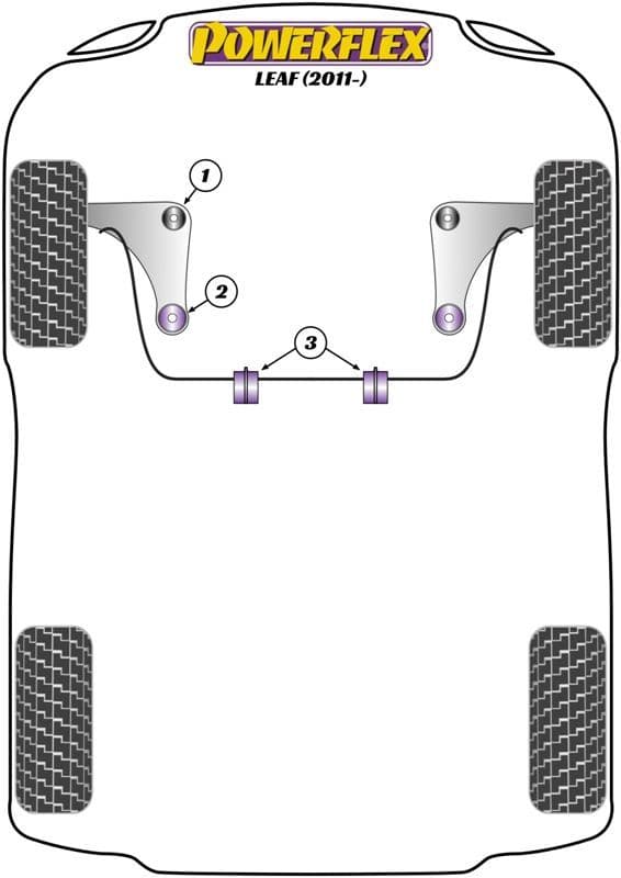 Nissan Leaf (2011 on ) Powerflex Suspension Bush