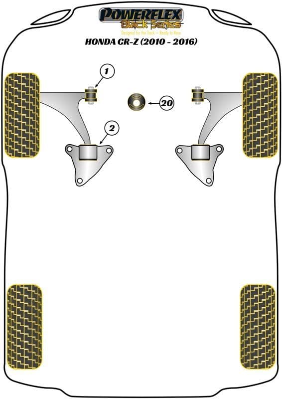 Powerflex Honda CR-Z Race Bushes