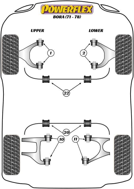 Pair Of Lower Wishbone Suspension Arms With Ball Joint & Bushes For VW Bora 1998-2005