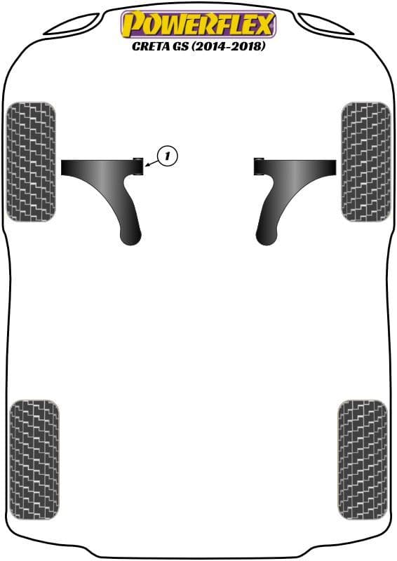 Creta GS (2014 - 2018)Powerflex Suspension Bush