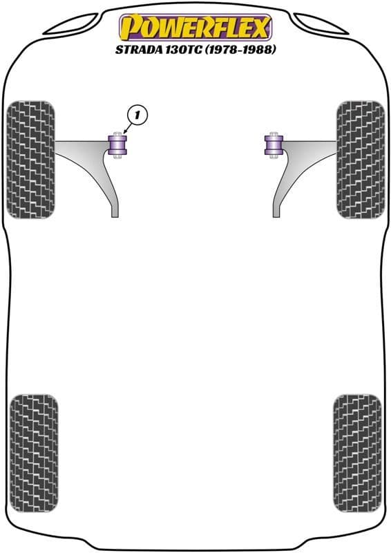 Fiat Strada 130TC (1978-1988) Powerflex Suspension Bush