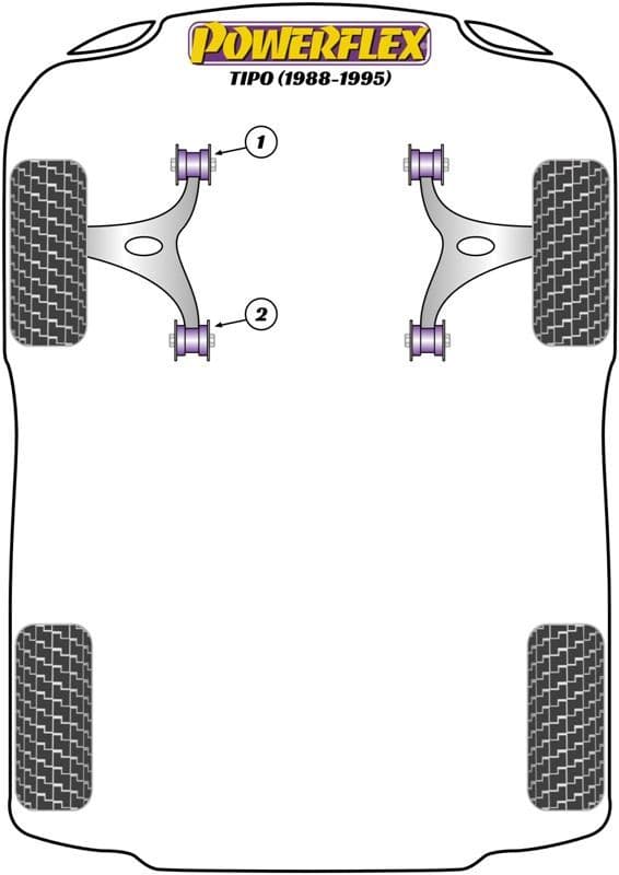 Fiat Tipo (1988-1995) Powerflex Suspension Bush