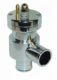 Adjustable Dump Valve Single Recirculating Piston (Silver) 34mm TBV003.34A