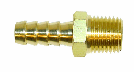 FACET Red Top Fuel Pump Hose Union Fitting 1/4npt, 10mm Straight FPA904/B