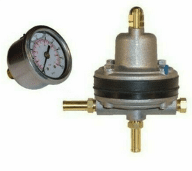 FSE Power Boost Valve Universal 1:7 fuel pressure regulator + Gauge PBV384372/G