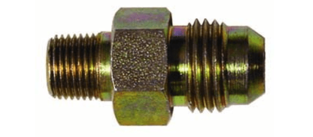 STEEL STRAIGHT UNION 1/8TH NPTF - JIC6 SA02
