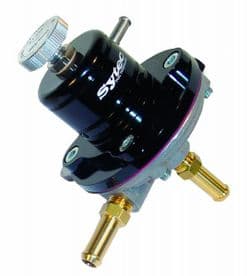 Sytec 1:1 Adjustable Fuel Pressure Regulator 1-5 BAR SAR001BK 8mm (BLACK)