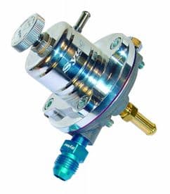 Sytec 1:1 Adjustable Fuel Pressure Regulator 1-5 BAR SAR002S 8mm/JIC 6 (SILVER)