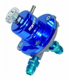 Sytec 1:1 Adjustable Fuel Pressure Regulator 1-5 BAR SAR003B JIC 6 (BLUE)