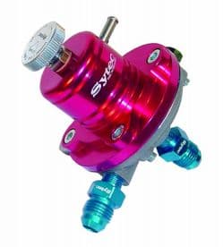 Sytec 1:1 Adjustable Fuel Pressure Regulator 1-5 BAR SAR003R JIC 6 (RED)