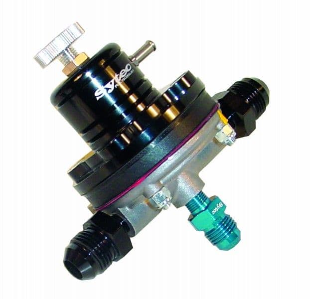 Sytec 1 1 Motorsport Fuel Pressure Regulator 26 bar 2x Jic 8 Jic 6
