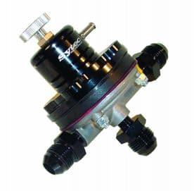 Sytec 1:1 Motorsport Fuel Pressure Regulator 2-6 bar 3x Jic 8 MSV006BK ( (Black)
