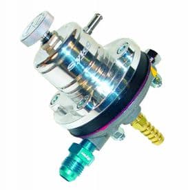 Sytec 1:1 Motorsport Fuel Pressure Regulator 2-6 bar Jic 6 - 8mm MSV002S (Silver)