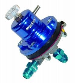 Sytec 1:1 Motorsport Fuel Pressure Regulator 2-6 bar Jic 6 - Jic 6 MSV003B (blue)