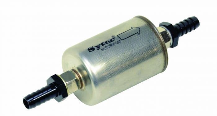 Sytec Motorsport Hi Flow Fuel Filter with 10mm tails Pre & Post Filter ...