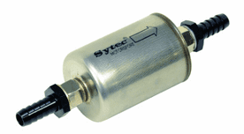 SYTEC MOTORSPORT HI FLOW FUEL FILTER WITH 8MM TAILS, SSFM007