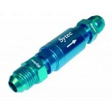 Sytec Motorsport One Way Non-Return Check Valve JIC6 (AN6) Blue, OWVS200-B