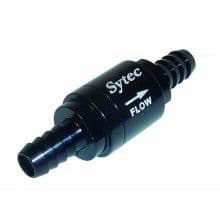 Sytec Motorsport Solid One Way Non-Return Check Valve 8mm Black, OWVS008-BK