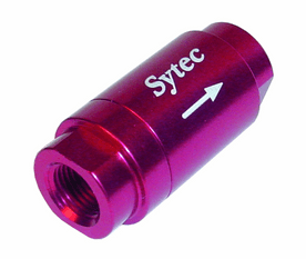 SYTEC ONE WAY VALVE WITH 1/8 NPTF FEMALE CONNECTION (RED) OWVS000-R