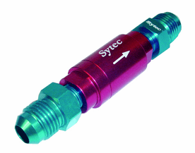 SYTEC ONE WAY VALVE WITH MALE JIC-6 CONNECTIONS (RED) OWVS200-R