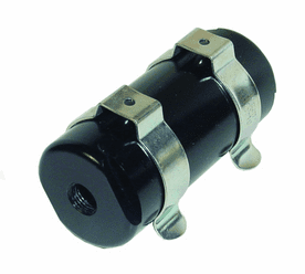 SYTEC SMALL BULLET FUEL FILTER 1/8TH NPTF (BLACK) SBF001BK