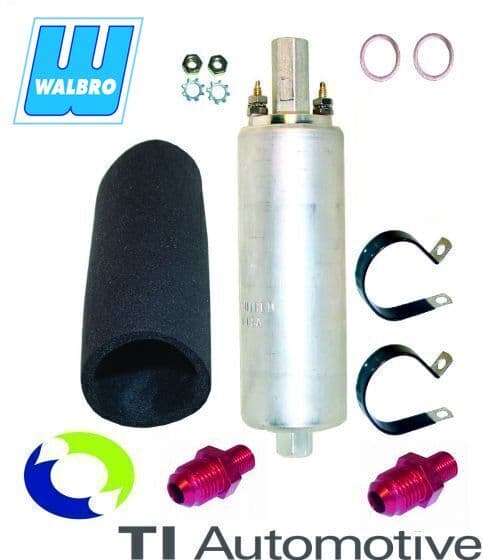 Walbro GSL392 Fuel Pump | AN6 In-line Petrol Injection Pump | Fuel Pumps Online UK