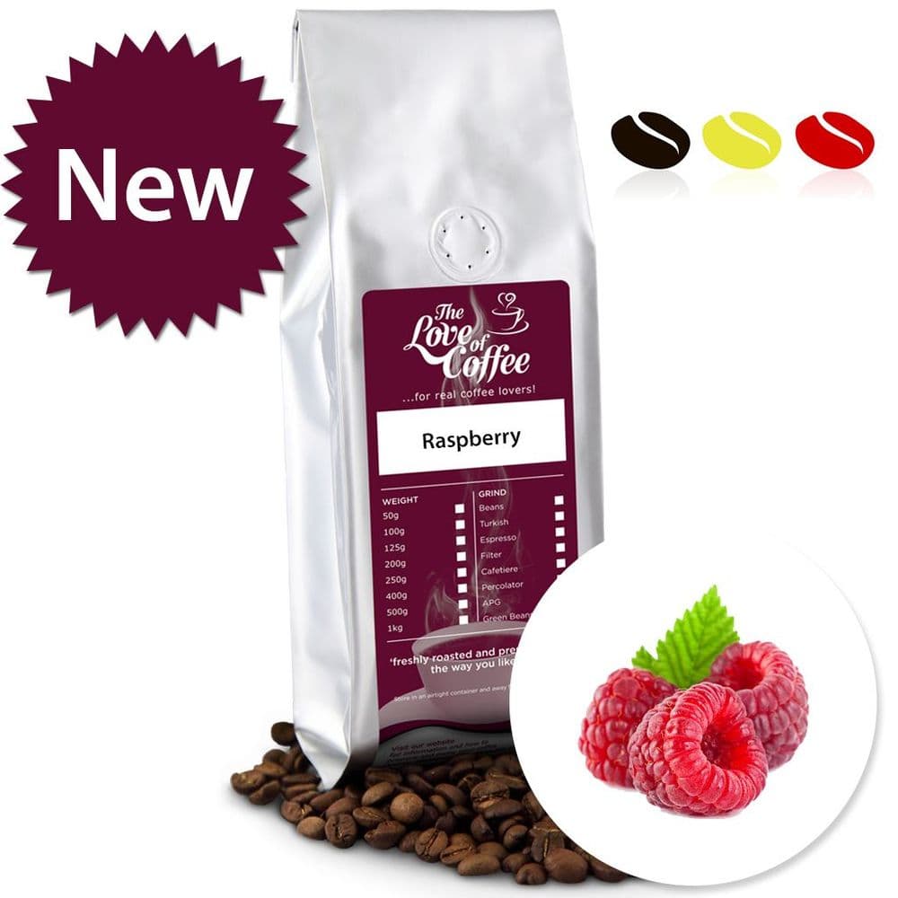 Raspberry Flavoured Coffee | Free Standard Delivery