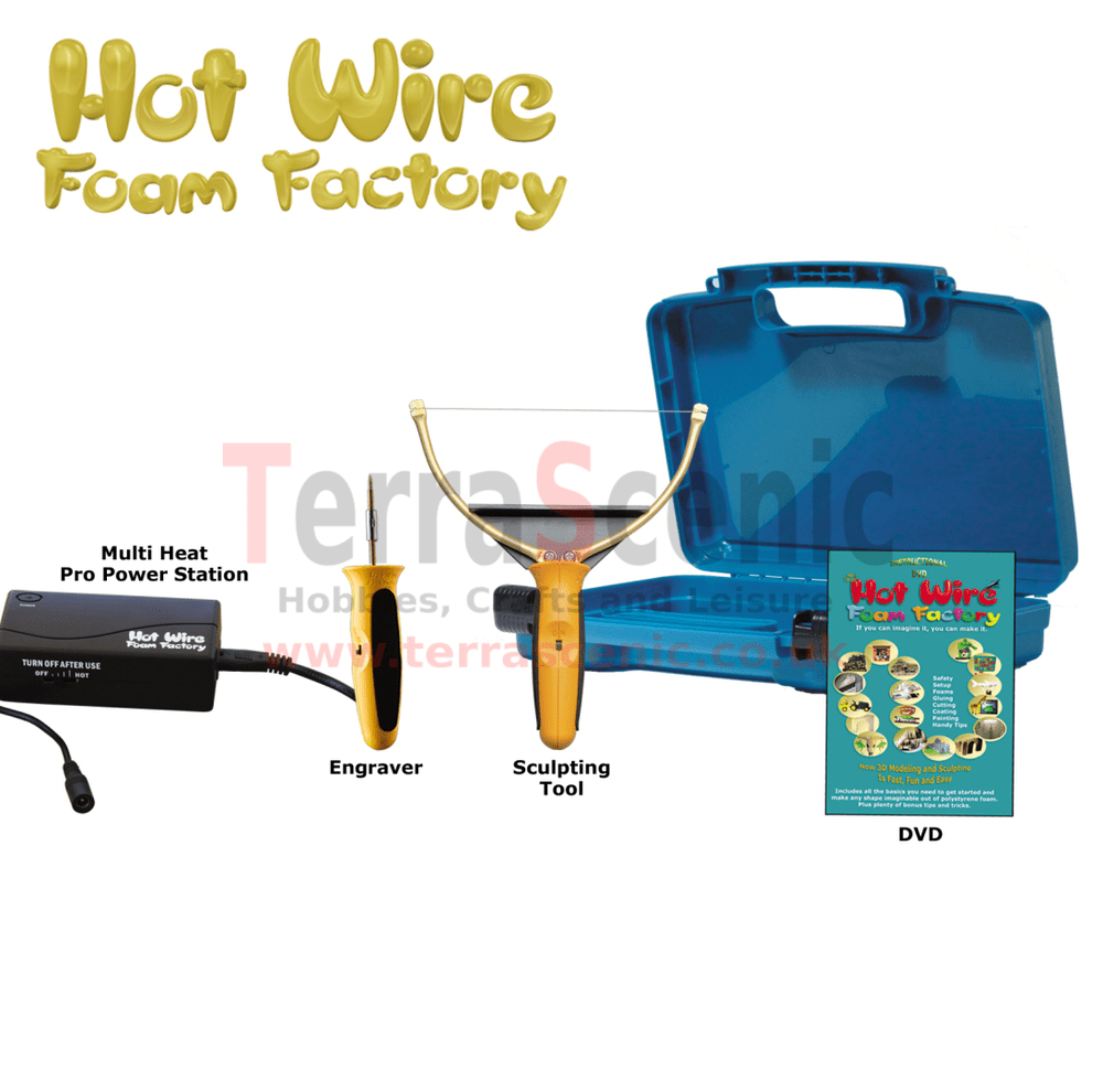 Polystyrene Cutter 2in1 Sculpting Tool & Engraver Pro Kit Hot Wire Foam