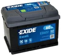 Exide Excell 075SE Car Battery  EB602 From £50.83 EX VAT Buy Online from The Battery Shop
