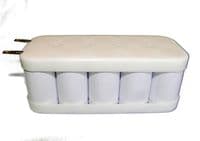 TBS 10DH4-5F2/L-TBPLT FLANGED D 12V 4.5AH BATTERY PACK Made to order by The Battery Shop