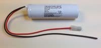2DH4-0LC4-FLR Battery 2.4v 4.0Ah Ni-Cd (6.3mm Female Spade on + wire) From £6 EX VAT Buy Online from The Battery Shop