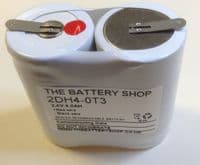 2DH4-0T3 Battery 2.4v 4.0Ah Ni-Cd From £5.83 EX VAT Buy Online from The Battery Shop