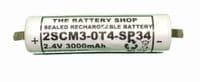 TBS 2SCM3-0T4-SP34 2.4v 3.0Ah Ni-Mh Battery Pack Buy Online from The Battery Shop