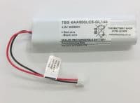 4AA900LC5-GL148 4.8v 900mAh Ni-Cd Battery Pack From £10.83 EX VAT Buy Online from The Battery Shop