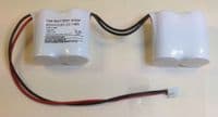 4DH4-0LC9X-GL149R 4.8v 4.0Ah Emergency Lighting Battery Pack From £15 EX VAT Buy Online from The Battery Shop