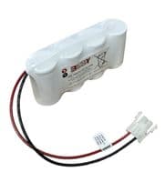 TBS 4DH4-5LCP3-GL125R 4.8v 4.5Ah Ni-Cd Battery Pack (Liteplan 4-CD45/P/AS, 89800385) Buy Online from The Battery Shop
